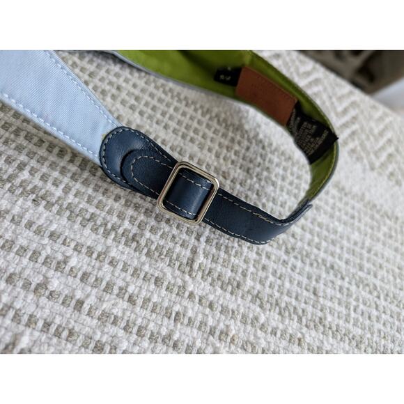 Coach vintage colorblock leather trim sun visor main image 5